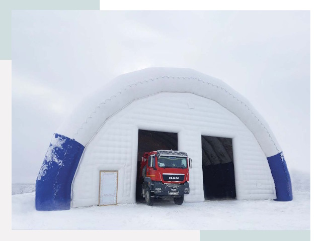 Мобильные ангары в Арзамасе