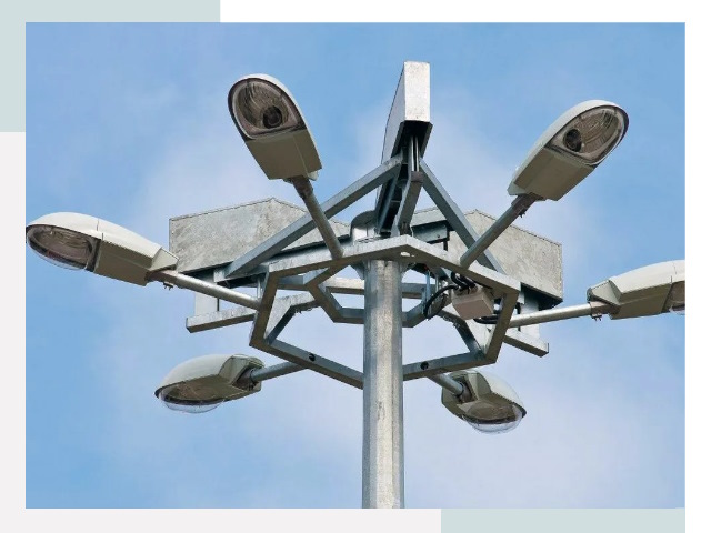 Монтаж осветительных мачт в Арзамасе