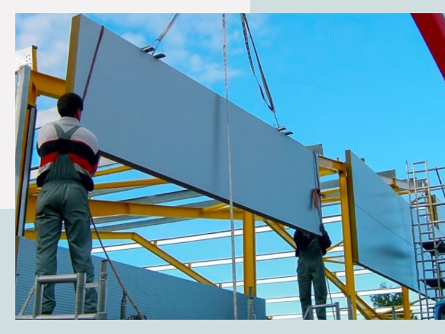 Монтаж сэндвич-панелей в Арзамасе от 652 руб.