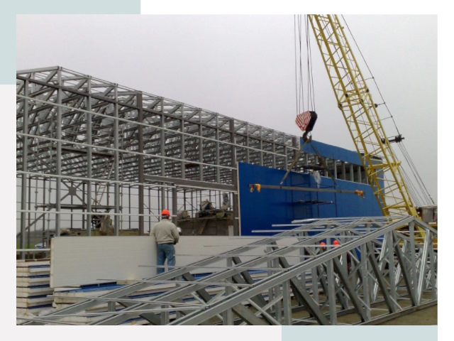 Монтаж ангаров в Арзамасе