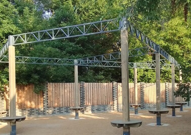 Терраса из металлоконструкций под ключ, проектирование, изготовление и монтаж от СтальСтрой-Рзм